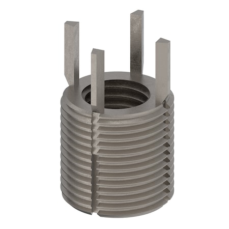 Zoro Select Key Locking Thread Insert, Heavy Wall, 4 Keys, 3/4"-10 Int Thrd Sz, 1 1/8"-12 Ext Thrd Sz, 10 PK 217-076309