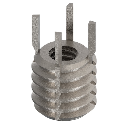 Zoro Select Key Locking Thread Insert, Heavy Wall, 4 Keys, No. 8-32 Int Thrd Sz, 5/16"-18 Ext Thrd Sz, 10 PK 217-076300