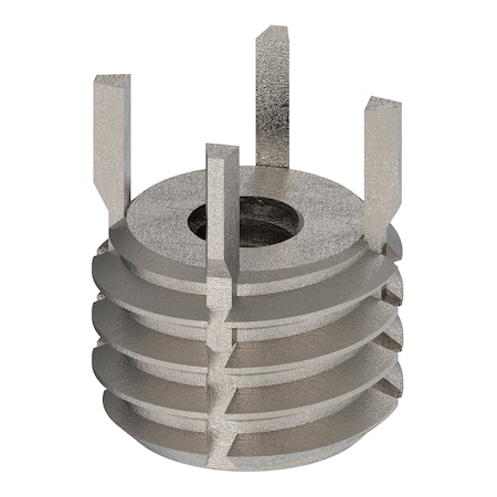 Zoro Select Key Locking Thread Insert, Heavy Wall, 4 Keys, No. 10-24 Int Thrd Sz, 7/16"-14 Ext Thrd Sz, PK10 217-077333