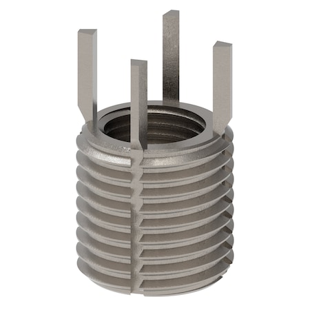 Zoro Select Key Locking Thread Insert, Heavy Wall, 4 Keys, 1/2"-20 Int Thrd Sz, 11/16"-11 Ext Thrd Sz, 10 PK 217-077506