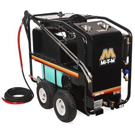 Mi-T-M Medium Duty 3000 psi 3.5 gpm Hot Water Electric Pressure Washer HSE-3004-0M30