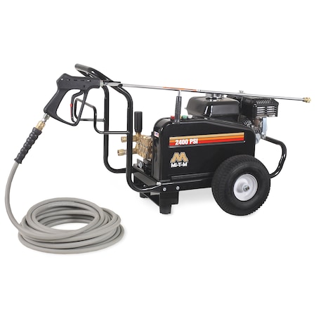 Mi-T-M Medium Duty 2400 psi 2.8 gpm Cold Water Gas Pressure Washer JCW-2403-0MHB