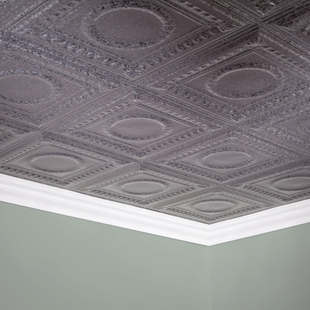 Fasade Rosette 2Ftx4Ft Glue Up Ceiling Til, PK 5, 5 PK PG5430