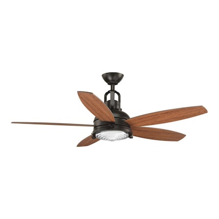 Progress Lighting Kudos, 52", Ceiling Fan, 3 Speed, Manual Reverse Speeds, 120V, 52 in W P2568-2030K