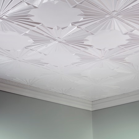 Fasade Art Deco 2Ftx4Ft Glue Up Ceiling Ti, PK 5, 5 PK PG5501