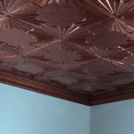 Fasade Art Deco 2Ftx4Ft Glue Up Ceiling Ti, PK 5, 5 PK PG5518