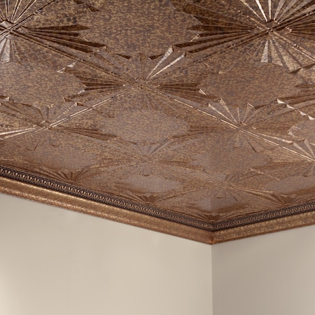 Fasade Art Deco 2Ftx4Ft Glue Up Ceiling Ti, PK 5, 5 PK PG5519