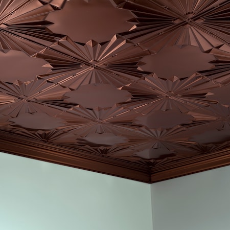 Fasade Art Deco 2Ftx4Ft Glue Up Ceiling Ti, PK 5, 5 PK PG5526