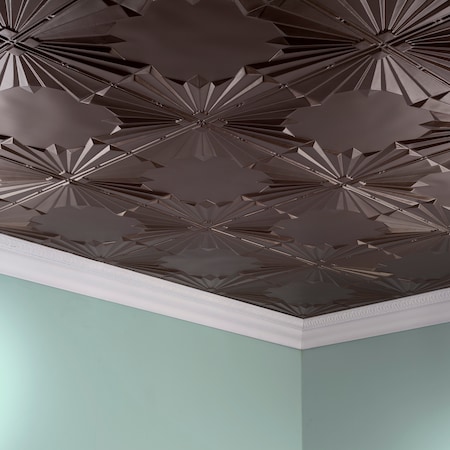 Fasade Art Deco 2Ftx4Ft Glue Up Ceiling Ti, PK 5, 5 PK PG5528