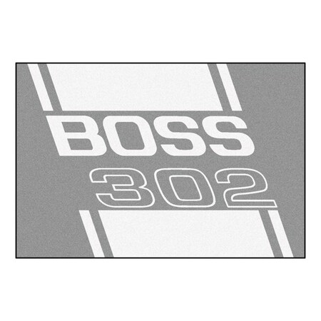 Fanmats Boss 302 5x8 Rug - Gray 16298