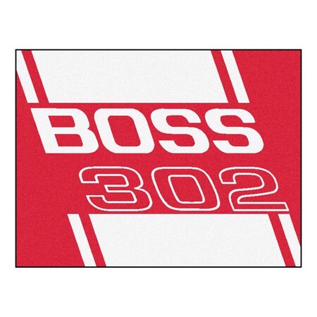 Fanmats Boss 302 All-Star Mat 33.75"x42.5" - Red 16257