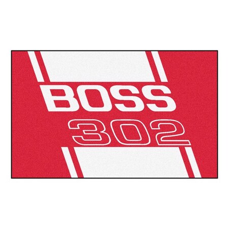 Fanmats Boss 302 4x6 Rug - Red 16287