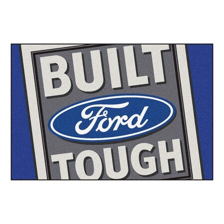Fanmats Built Ford Tough 5x8 Rug- Blue 15922