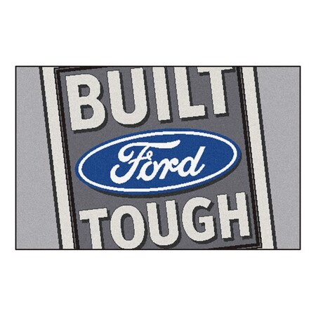 Fanmats Built Ford Tough Starter RugGray 15925