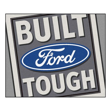 Fanmats Built Ford Tough Tailgater Rug Gray 15930