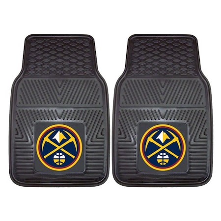 Fanmats Denver Nuggets 2-pc Vinyl Car Mats, PK2 9251
