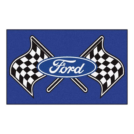 Fanmats Ford Flags 4x6 Rug - Blue 15828