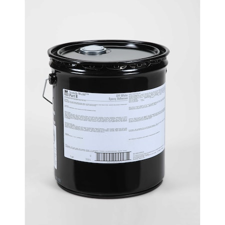 3M Epoxy Adhesive, 460 Series, Off-White, Pail, 2:01 Mix Ratio, 4 hr Functional Cure 460