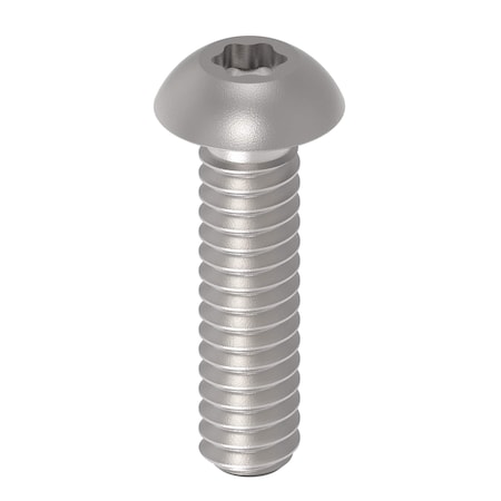 Zoro Select No. 10-24 x 3/4 in Torx Button Standard Machine Screw, Unfinished A286 Stainless Steel ZBM231-286