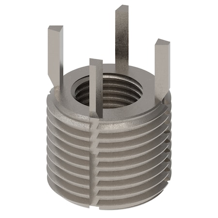 Zoro Select Key Locking Thread Insert, Extra Heavy Wall, 4 Keys, 1/2"-20 Int Thd Sz, 13/16"-16 Ext Thd Sz, 10 PK 217-076538