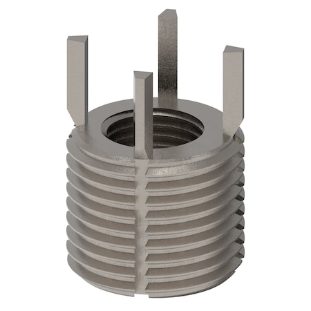 Zoro Select Key Locking Thread Insert, Extra Heavy Wall, 4 Keys, 1/2"-20 Int Thd Sz, 13/16"-16 Ext Thd Sz, 10 PK 217-077538