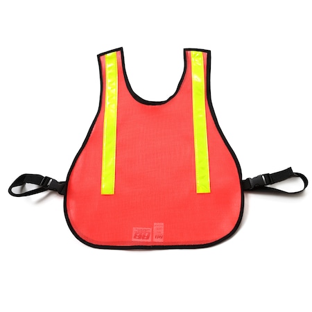 R&B Fabrications Traffic Safety Vest with Reflective, Ora 003L-OR