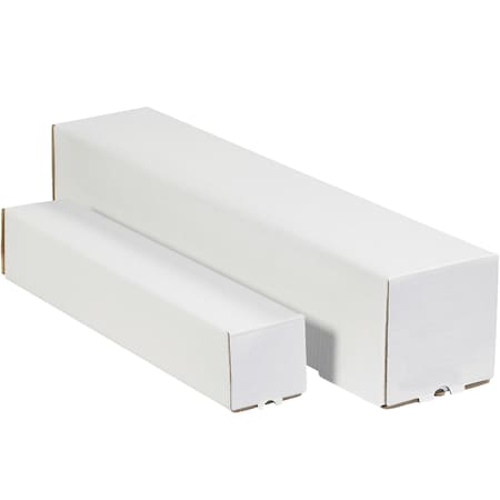 Partners Brand Square Mailing Tubes, 3" x 3"x 43", White, 25/Bundle M3343