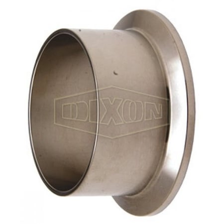 Dixon Long Weld Ferrule 304SS, 1-1/2" L14AM7-G150