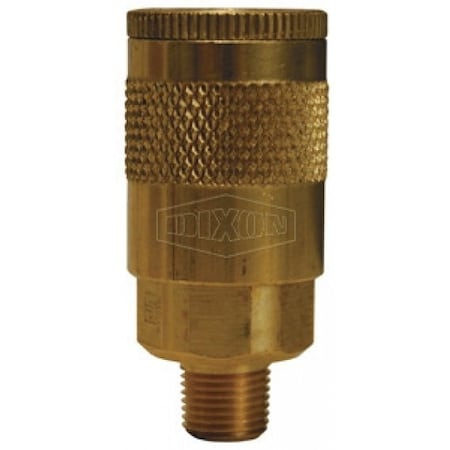 Dixon Automotive Coupler Male Brass, 1/4" DC1