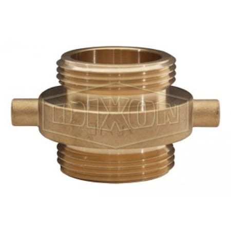 Dixon Double Male Pin Lug BR, 2.5"NSTx2.5"NST DMP2525F