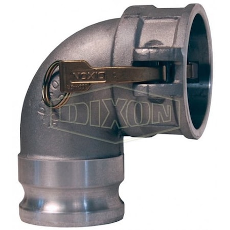 Dixon Cam/Groove 90 Adapter, Couplr Elbow, AL, 3" 300DA-90AL