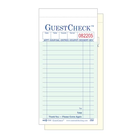 Ncc No Carbon 17 Line Gst Checks 2Pt, PK2500 G7000