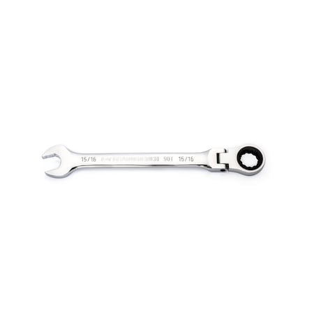 Gearwrench 15/16" 90-Tooth 12 Point Flex Head Ratcheting Combination Wrench 86752