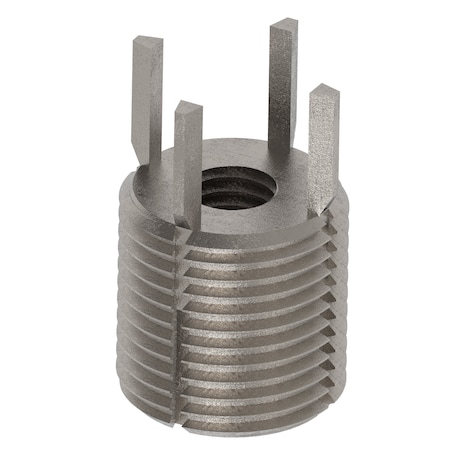 Zoro Select Key Locking Thread Insert, Heavy Wall, 4 Keys, M8-1.25 Int Thrd Sz, M18-1.50 Ext Thrd Sz, 10 PK 217-077569
