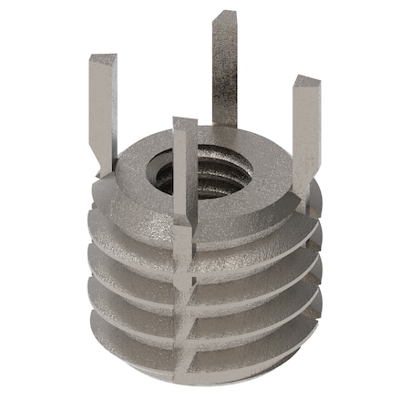 Zoro Select Key Locking Thread Insert, Heavy Wall, 4 Keys, No. 10-32 Int Thrd Sz, 3/8"-16 Ext Thrd Sz, 10 PK 217-077501