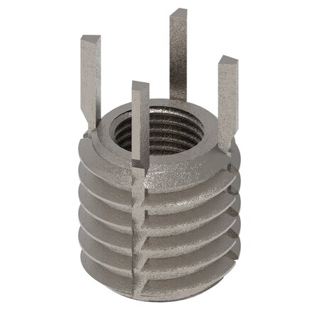 Zoro Select Key Locking Thread Insert, Thin Wall, 4 Keys, M5-0.50 Int Thrd Sz, M8-1.25 Ext Thrd Sz, 10 PK 217-077551