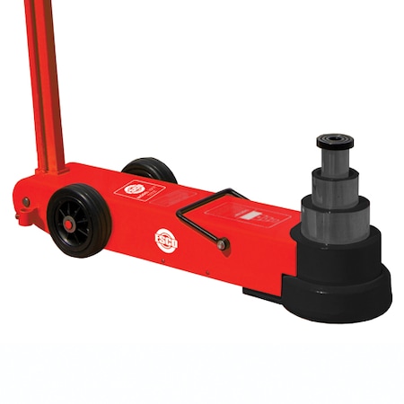 Esco Equipment Hydraulic Jack, Air-Operated, 50/25/10 ton 10771