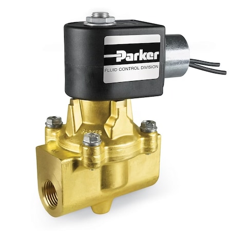 Parker Parker 2-Way Normally Closed, General Purpose Solenoid Valves, Air, Liquids and Gases, Pilot, 2-Way 12F22C2148AAFPH05