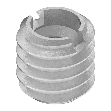 Zoro Select Thin Wall Self Locking Thread Insert, M4-0.70 Int Thrd Sz, Steel EZ-310-M4