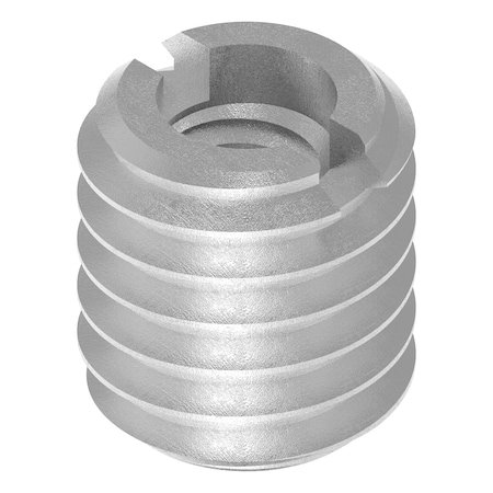 Zoro Select Heavy Wall Self Locking Thread Insert, No. 10-24 Int Thrd Sz, Steel EZ-329-3IC