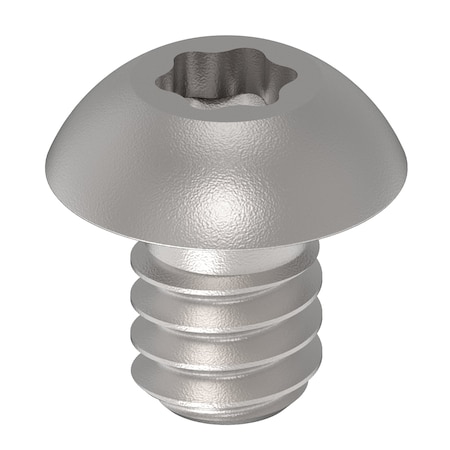 Zoro Select No. 10-24 x 1/4 in Torx Button Standard Machine Screw, Unfinished A286 Stainless Steel ZBM224-286