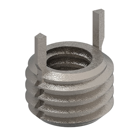 Zoro Select Key Locking Thread Insert, Thin Wall, 2 Keys, No. 8-32 Int Thrd Sz, 1/4"-28 Ext Thrd Sz, 10 PK 217-076286