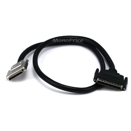 Monoprice Hpdb68M Vhdci 0.8mm Scsi Cable, 3 ft. 703