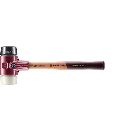 Halder Simplex Simplex 60 Mallet with Black Rubber 3028.06
