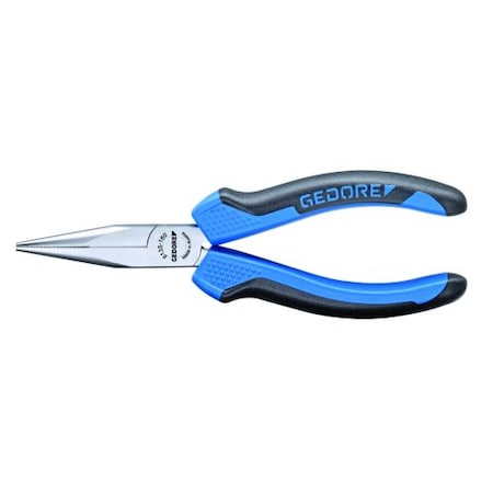 Gedore Needle Nose Pliers, 6-1/4", Number of Pieces: 1 6710880