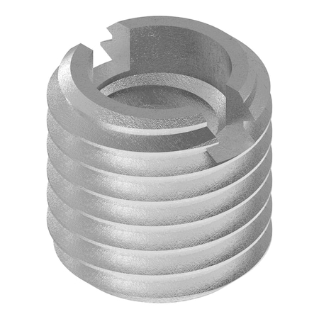 Zoro Select Thin Wall Self Locking Thread Insert, No. 10-24 Int Thrd Sz, 18-8 Stainless Steel, 5 PK 313-3-PK5