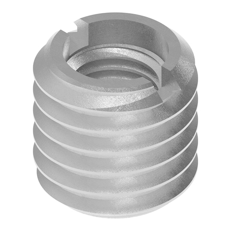 Zoro Select Thin Wall Self Locking Thread Insert, 5/16"-24 Int Thrd Sz, 18-8 Stainless Steel EZ-313-524