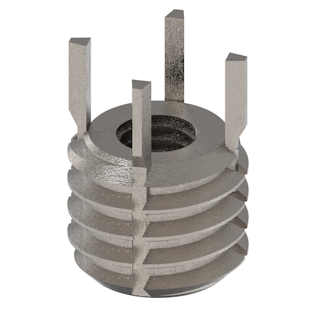 Zoro Select Key Locking Thread Insert, Heavy Wall, 4 Keys, No. 10-32 Int Thrd Sz, 3/8"-16 Ext Thrd Sz, 10 PK 217-076501