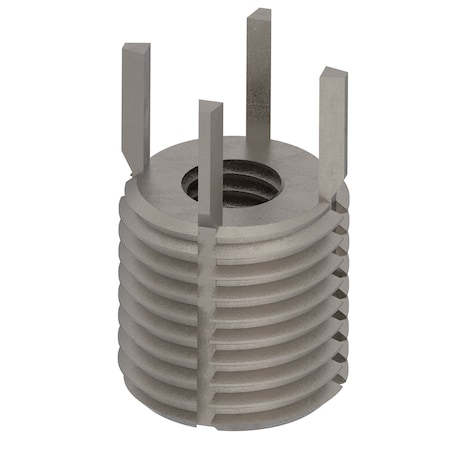 Zoro Select Key Locking Thread Insert, Heavy Wall, 4 Keys, M6-1.00 Int Thrd Sz, M12-1.25 Ext Thrd Sz, 10 PK 217-076365