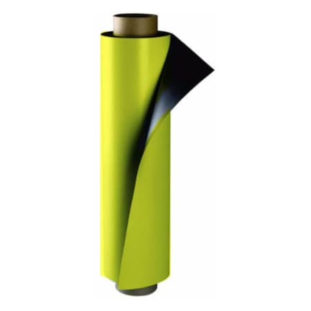 Gauge-Marking Magnetic Sheet, .020", 24"x10', Yellow 40-700-2410-618